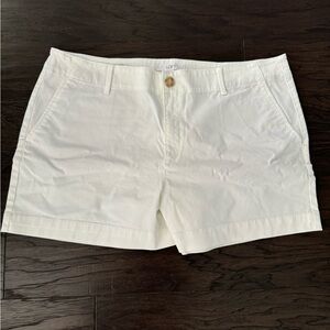 Loft, Monroe 4 inch, Shorts, Size 16, Cream color